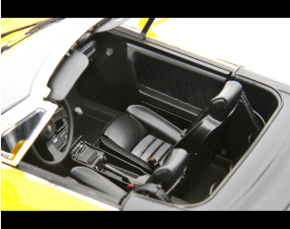 Alfa Romeo Spider 1.6 - 2.0i 1990 Giallo Laudoracing 1:18 Resinemodell (Türen, Motorhaube... nicht zu öffnen!)